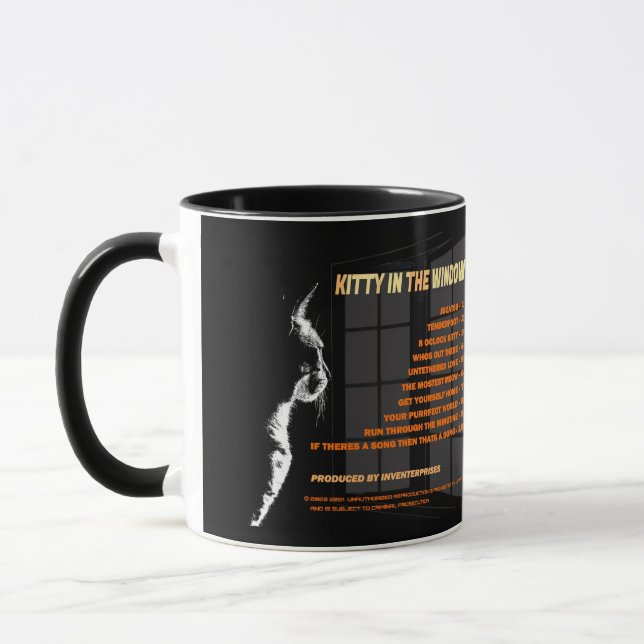 Taza KittyInTheWindow - Reducción en cascada - MUG (Izquierda)