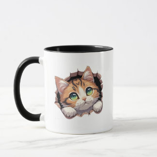 Taza KittyPeek Coffee Mug