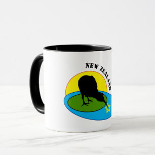 Taza Kiwi Bird & New Zealand Tea / Coffee Mug