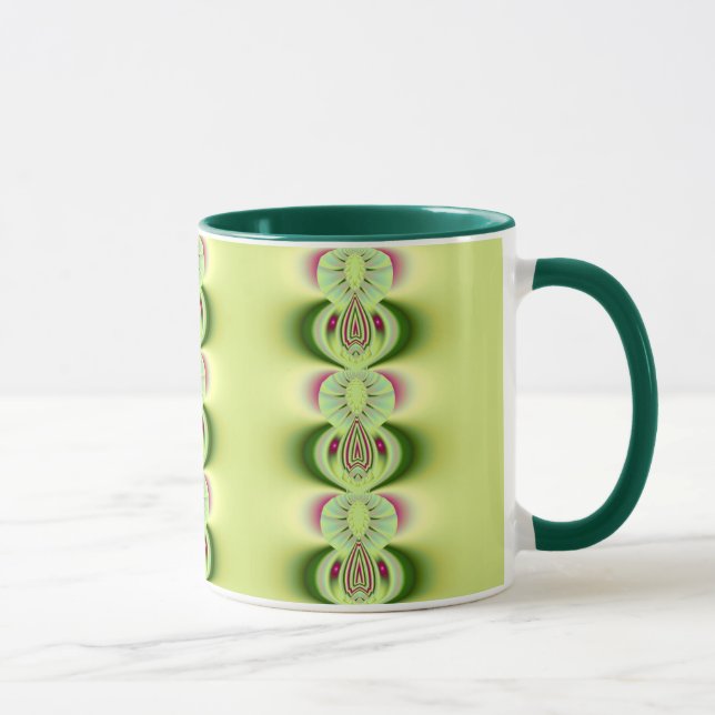 Taza Kiwi Fine Fractal Art (Derecha)