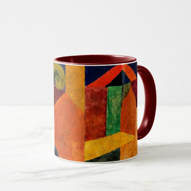 Taza Klee - Paisaje con banderas (Anverso derecho)