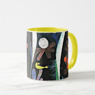 Taza Klee - Paisaje con pájaros amarillos