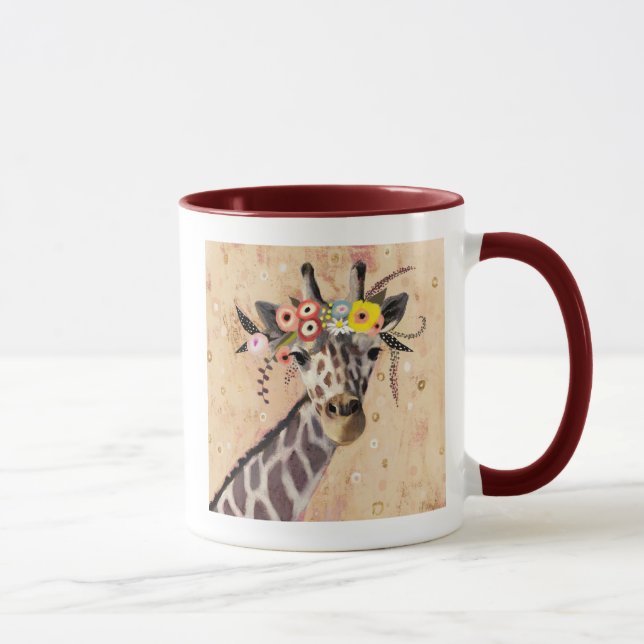 Taza Klimt Giraffe | Corona De Flores (Derecha)
