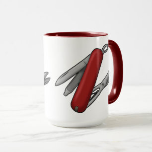 Taza Knife Mug estilo suizo multiherramienta de M para