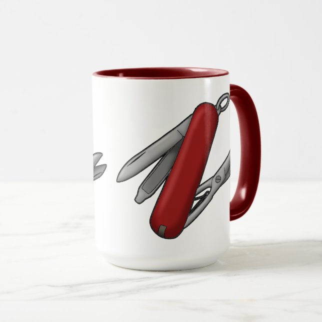 Taza Knife Mug estilo suizo multiherramienta de M para  (Anverso derecho)