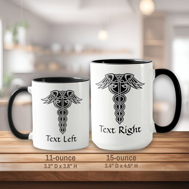 Taza Knot Caduceus Celtic (Subido por el creador)