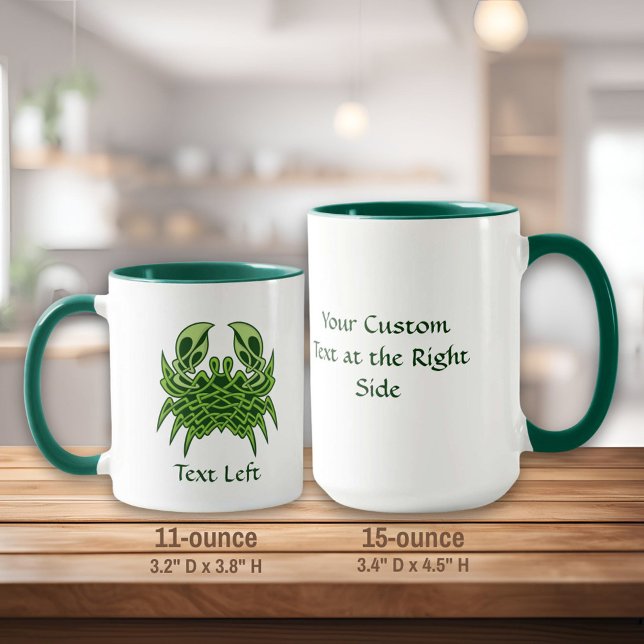 Taza Knot celta de cangrejo verde (Subido por el creador)