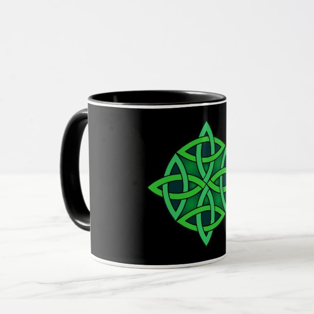 Taza knot ireland antiguo símbolo de irlanda gentil pag (Anverso izquierdo)