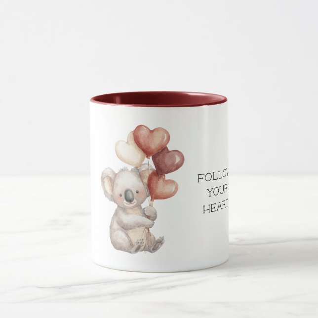 Taza Koala Bear Follow your heart Red Balloons (Centro)