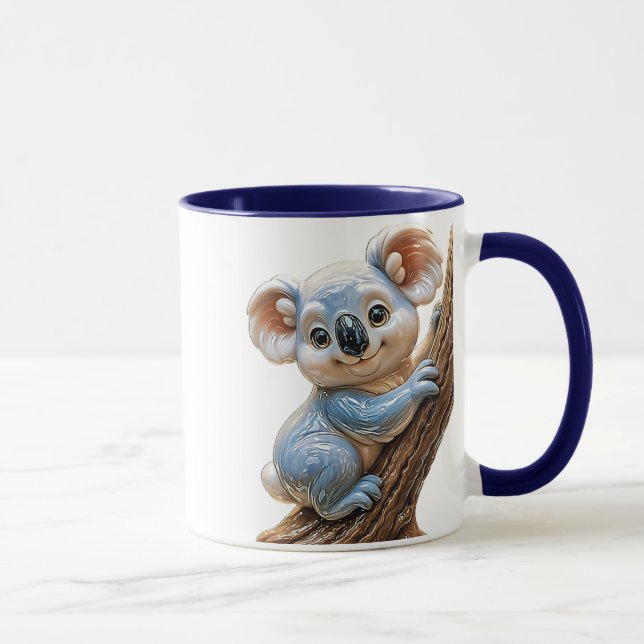 Taza Koala heureux sur tronc (Derecha)