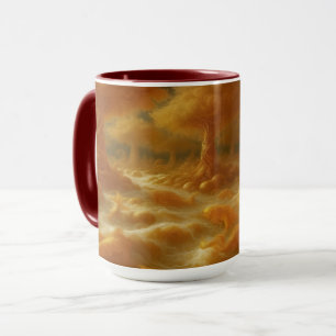 Taza Koi Dorado