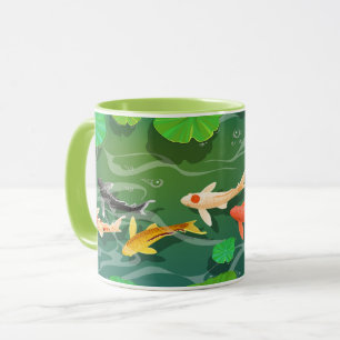 Taza Koi Fish