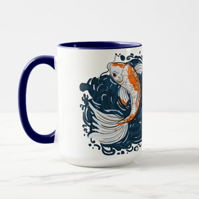 Taza Koi Maestro de curvado de agua para peces (Izquierda)