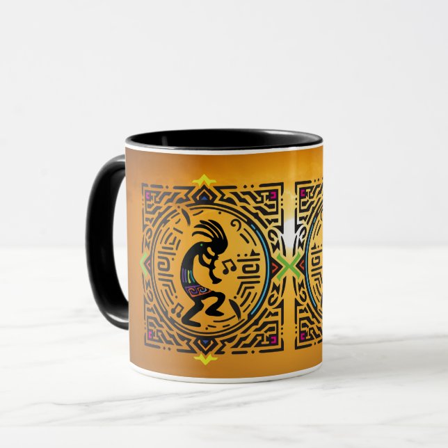 Taza Kokopelli, nativo americano del sudoeste de Kokope (Anverso izquierdo)