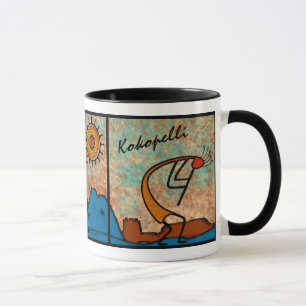 Taza Kokopelli x 3