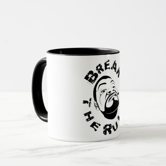 Taza Koksmann Rompe las reglas (Anverso izquierdo)