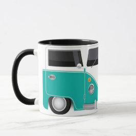 Taza Kombi Turquesa Vintage – Diseño Retro Estilo 