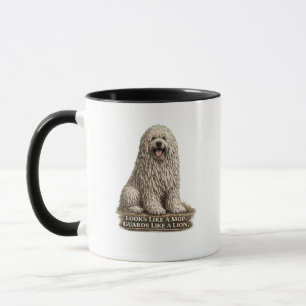 Taza Komondor: parece una fregona, guarda como un león