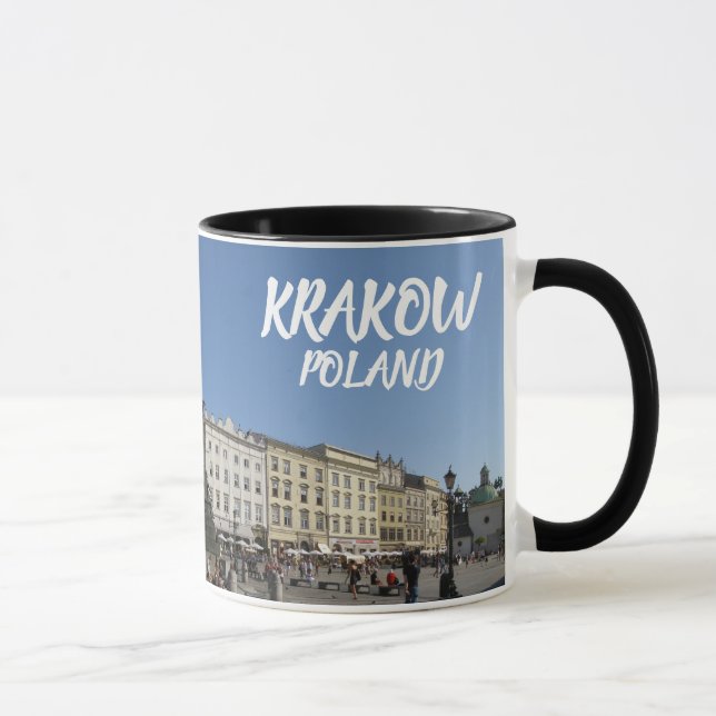 Taza Krakow Polonia Panorámica Mug (Derecha)
