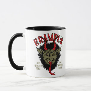 Taza Krampus hace frente a travieso