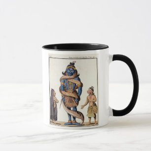 Taza Krishna exprimió por la serpiente de Kaliya, de