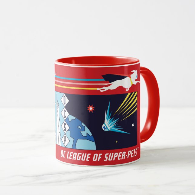 Taza Krypto Outer Space to Metropolis (Anverso derecho)