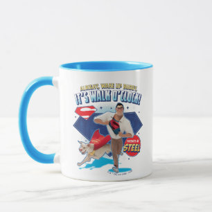 Taza Krypto y Superman - ¡Es Walk O'Clock!