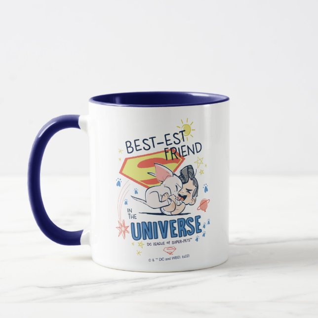 Taza Krypto y Superman: Mejor Amigo del Universo (Izquierda)