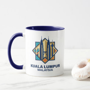 Taza Kuala Lumpur Malasia Sudeste Asiático