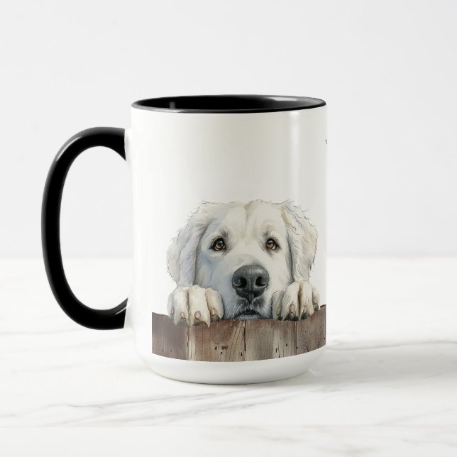 Taza Kuvasz Dog Mug (Izquierda)