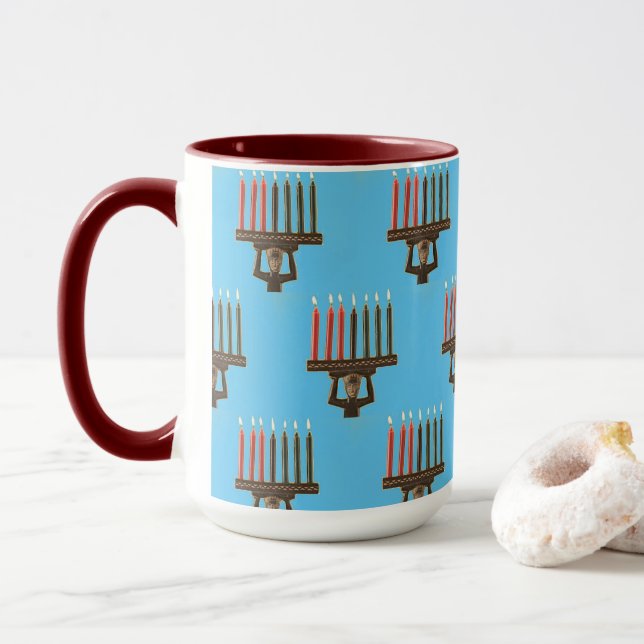 Taza Kwanzaa (Con donut)
