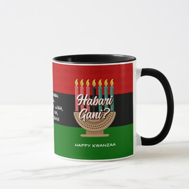 Taza Kwanzaa HABARI GANI (Derecha)