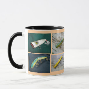 Taza L Cooper Vintage Lures 15 oz Mug