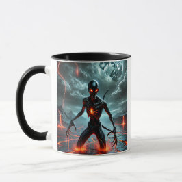 Taza L’être de lave venu d’un autre monde.