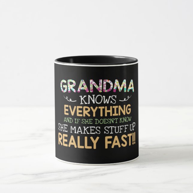 Taza La abuela lo sabe todo (Centro)