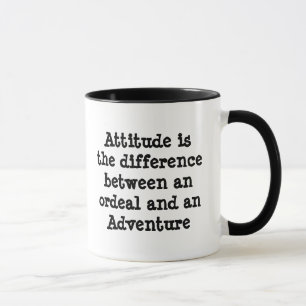 Taza La actitud es la diferencia... Adventure Mug