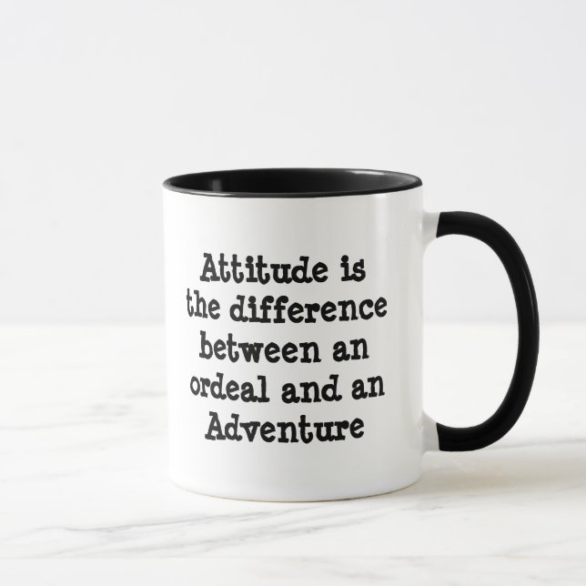 Taza La actitud es la diferencia... Adventure Mug (Derecha)