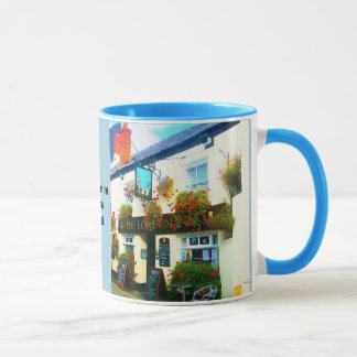 Taza La acuarela del Cornwall Inn Padstow de Londres