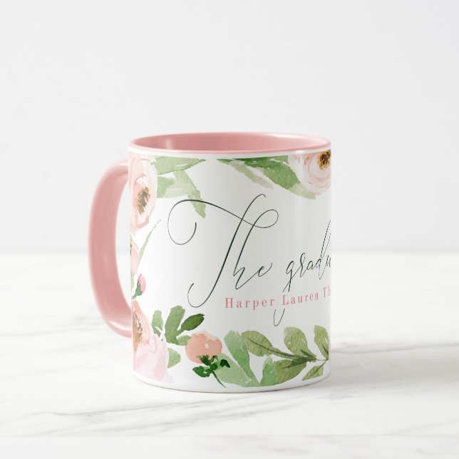 TAZA LA ACUARELA GRADUADA DE RUBOR FLORAL (Anverso izquierdo)