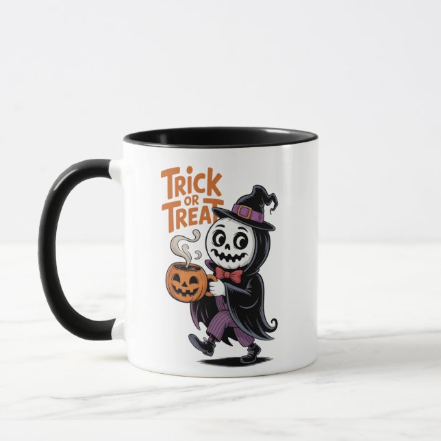 Taza La adorable Bruja del Skeleton con el café de Hall (Izquierda)
