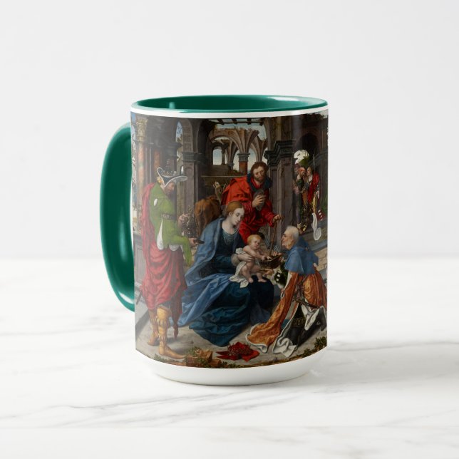 Taza La adoración de unos de los reyes magos (Anverso izquierdo)