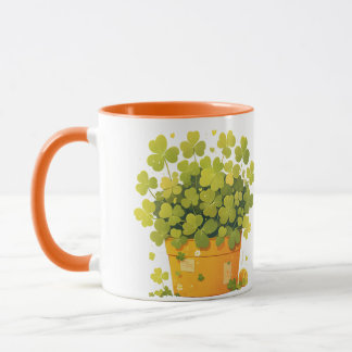 Taza La afortunada olla de Clover