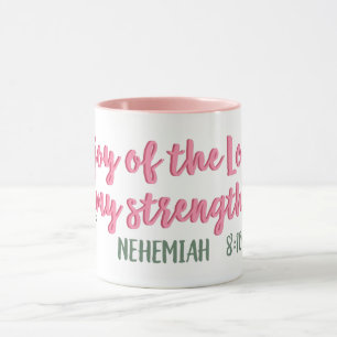 Taza La alegría del Señor es mi fuerza // Verso de la B
