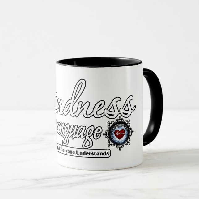 Taza La Amabilidad Es El Idioma (Anverso derecho)