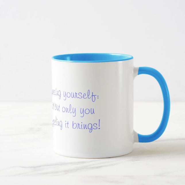 Taza La amistad está como ......... (Derecha)