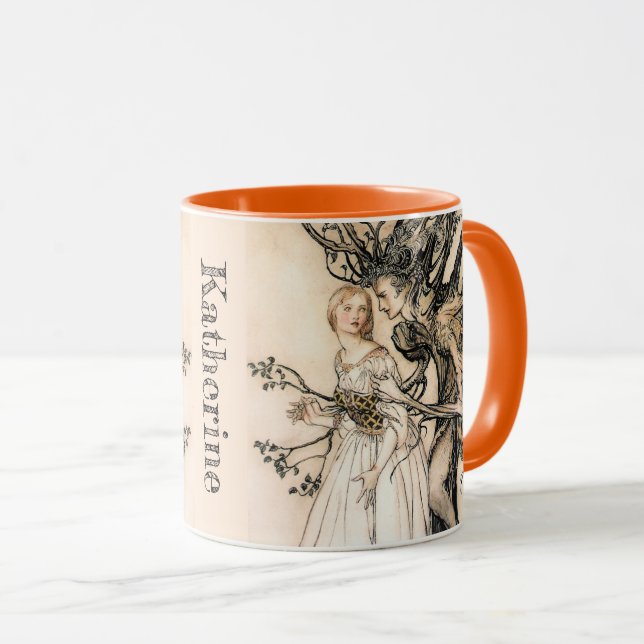 Taza La anciana Arthur Rackham personalizada en la made (Anverso derecho)