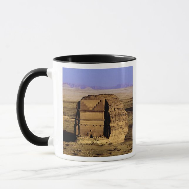 Taza La Arabia Saudita, sitio de Madain Saleh, antiguo (Izquierda)