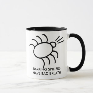 Taza la araña del descortezamiento, ARAÑAS del