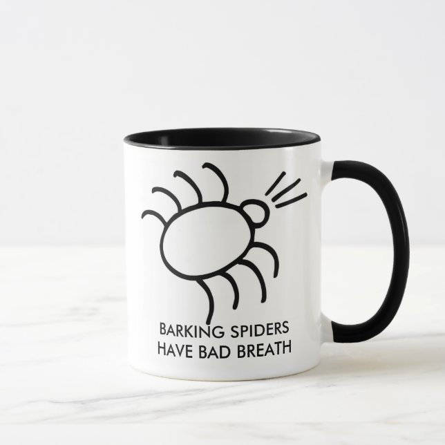 Taza la araña del descortezamiento, ARAÑAS del (Derecha)