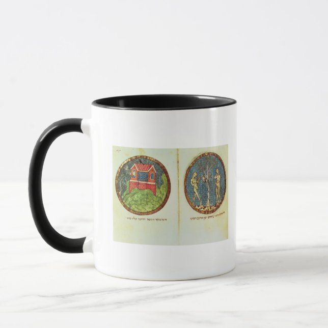 Taza La arca de Noah y Adán y Eva (Izquierda)